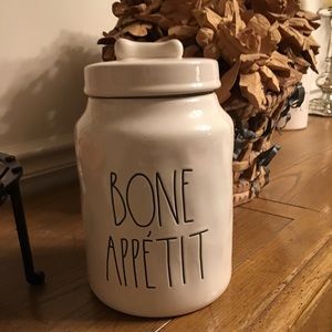 Rae Dunn “Bone Appetit” Large Canister